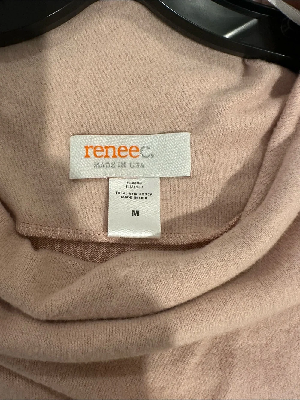 renee c. Dusty Rose Knit Top